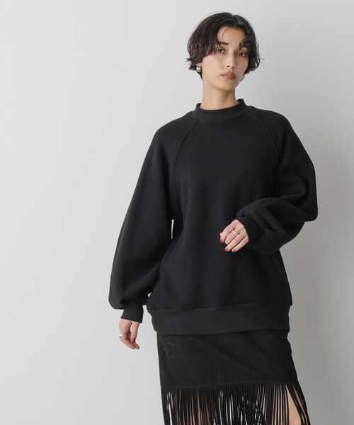 セール】「STEVELOUR」フラッフィースタンドプルオーバー（スウェット