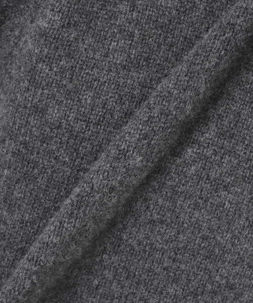 PROTAGONISTA（プロタゴニスタ）の「PROTAGONISTA/プロタゴ二スタ ショルダーギャザーニット（ニット/セーター・レディース・ブラック/チャコールグレー・FREE）」の18枚目の写真