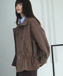 VIS | ドロストペプラムブルゾン(ブルゾン)