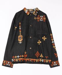 チャイハネ | 【チャイハネ】カチ刺繍MEN'Sデニムシャツ(シャツ/ブラウス)