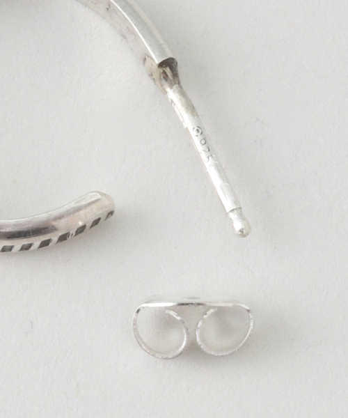 plage（プラージュ）の「HARPO / アルポ BOUCLES DOREILLES BON1 ピアス(両耳用)（ピアス（両耳用）・レディース・シルバー・FREE）」の3枚目の写真