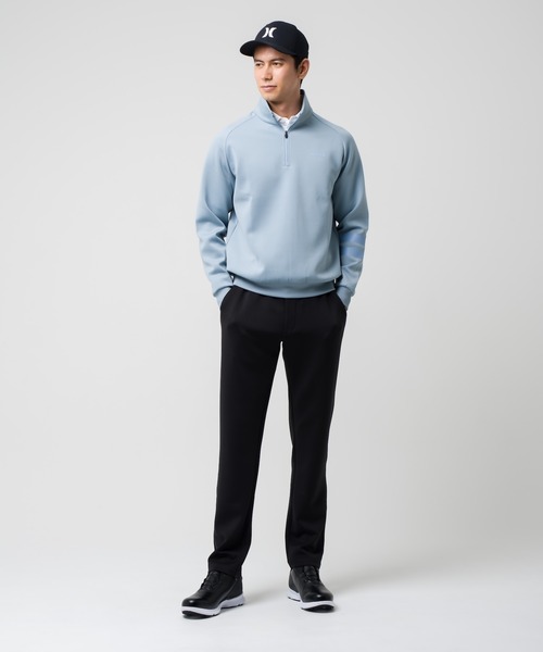 Hurley （ハーレー）の「【Hurley/ハーレー】ハーフジップスウェット　ゴルフ　ファントム　ストレッチ　吸水速乾　PHANTOM SWEAT LITE HALF ZIP（スウェット・メンズ・ホワイト/ブラック/グレー/グレー系その他・SMALL/LARGE/MEDIUM/X-LARGE）」の13枚目の写真