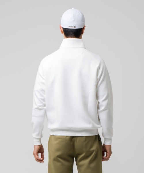 Hurley （ハーレー）の「【Hurley/ハーレー】ハーフジップスウェット　ゴルフ　ファントム　ストレッチ　吸水速乾　PHANTOM SWEAT LITE HALF ZIP（スウェット・メンズ・ホワイト/ブラック/グレー/グレー系その他・SMALL/LARGE/MEDIUM/X-LARGE）」の6枚目の写真