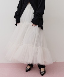 LA BELLE ETUDE｜ラベルエチュードのスカート（ホワイト/白色系）通販