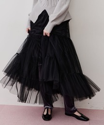 LA EELLE TUDE ㆍフレアスカート LA BELLE ETUDE（ラベルエチュード） フレアスカート FREE ブラック