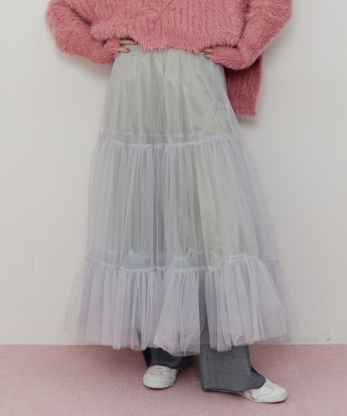 NEW Giselle 'ボリュームチュールスカート'（スカート）｜LA BELLE