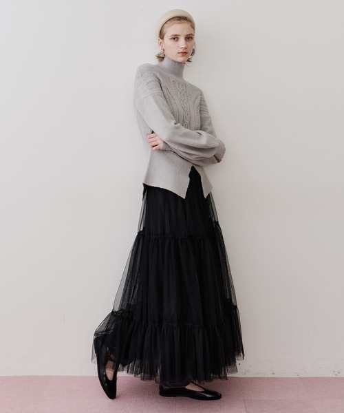 NEW Giselle 'ボリュームチュールスカート'（スカート）｜LA BELLE