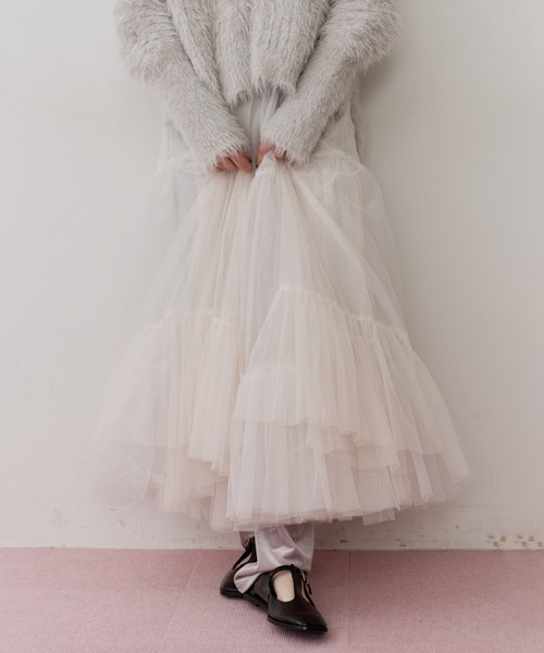 NEW Giselle 'ボリュームチュールスカート'（スカート）｜LA BELLE