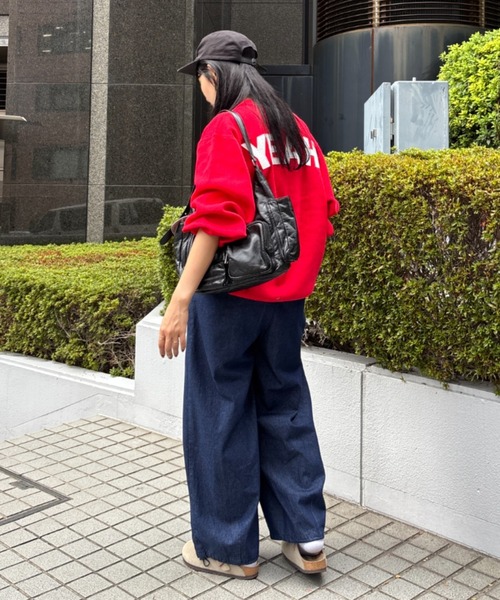 RODEO CROWNS WIDE BOWL(ロデオクラウンズワイドボウル)の「フェルトアップリケニットトップス(ニット/セーター・レディース・レッド/グレー/ネイビー・SMALL/MEDIUM)」の17枚目の写真
