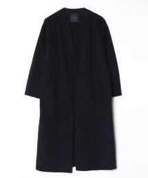 ブランド古着】Spick & Span｜スピックアンドスパンのノーカラーコート