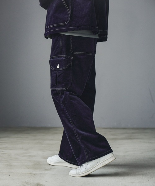 LAKOLE(ラコレ)の「【セットアップ可】ツイルコールワークパンツ / 592200(その他パンツ・メンズ・オフホワイト/ダークブラウン/ネイビー/ブラック・LARGE/MEDIUM)」の4枚目の写真