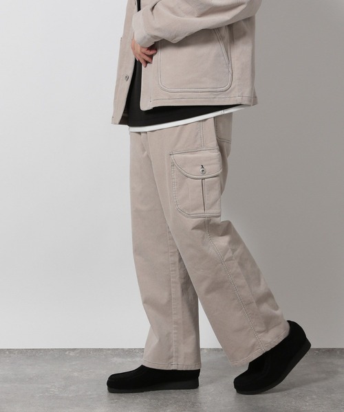LAKOLE(ラコレ)の「【セットアップ可】ツイルコールワークパンツ / 592200(その他パンツ・メンズ・オフホワイト/ダークブラウン/ネイビー/ブラック・LARGE/MEDIUM)」の11枚目の写真