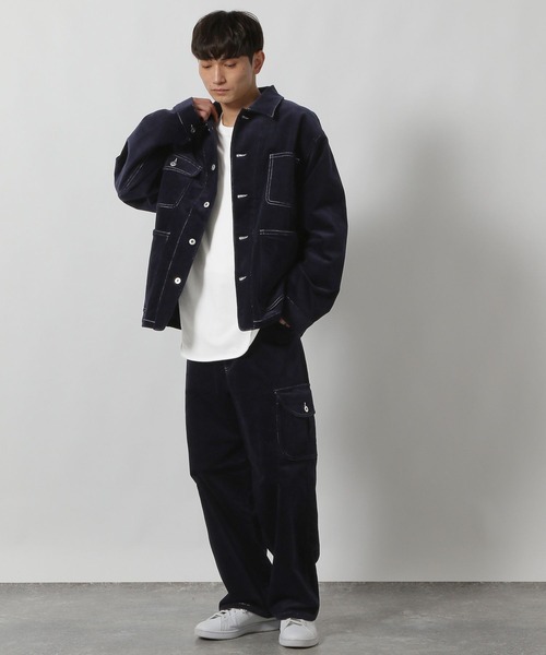 LAKOLE(ラコレ)の「【セットアップ可】ツイルコールワークパンツ / 592200(その他パンツ・メンズ・オフホワイト/ダークブラウン/ネイビー/ブラック・LARGE/MEDIUM)」の17枚目の写真