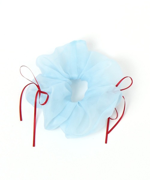 LOWRYS FARM（ローリーズファーム）の「ドットリボンツキシュシュ  605359（シュシュ・レディース・ホワイト/ブラック/ライトブルー/ピンク系その他・FREE）」の3枚目の写真