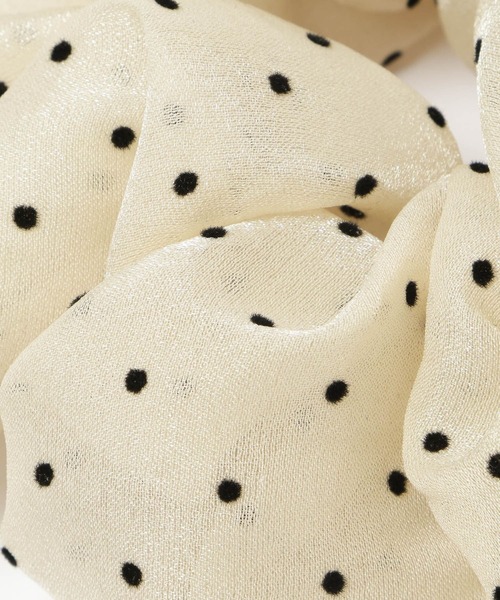 LOWRYS FARM（ローリーズファーム）の「ドットリボンツキシュシュ  605359（シュシュ・レディース・ホワイト/ブラック/ライトブルー/ピンク系その他・FREE）」の10枚目の写真