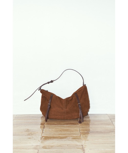 Knuth Marf(クヌースマーフ)の「suede moon bag(ショルダーバッグ・レディース・ブラウン/グレー・FREE)」の9枚目の写真