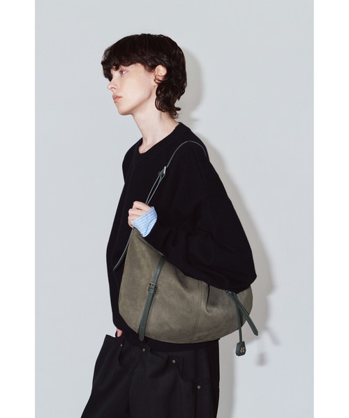 Knuth Marf(クヌースマーフ)の「suede moon bag(ショルダーバッグ・レディース・ブラウン/グレー・FREE)」の12枚目の写真