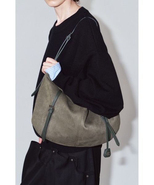 Knuth Marf(クヌースマーフ)の「suede moon bag(ショルダーバッグ・レディース・ブラウン/グレー・FREE)」の13枚目の写真