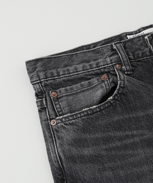 DAIRIKU（ダイリク）の「DAIRIKU / ダイリク "Straight" Vintage Denim Pants（デニムパンツ・メンズ・ブラック/ブルー・MEDIUM/LARGE/SMALL）」の5枚目の写真