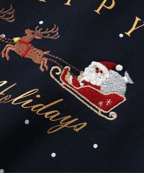 apres les cours(アプレレクール)の「【リンク】クリスマスモチーフボディースーツ(ロンパース・キッズ・レッド/ネイビー・80)」の15枚目の写真