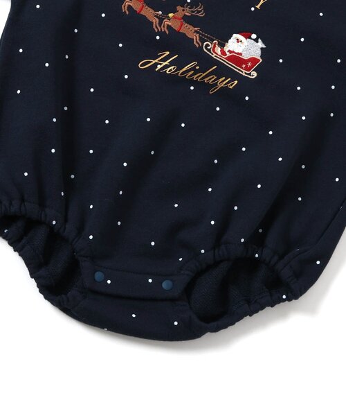 apres les cours(アプレレクール)の「【リンク】クリスマスモチーフボディースーツ(ロンパース・キッズ・レッド/ネイビー・80)」の18枚目の写真