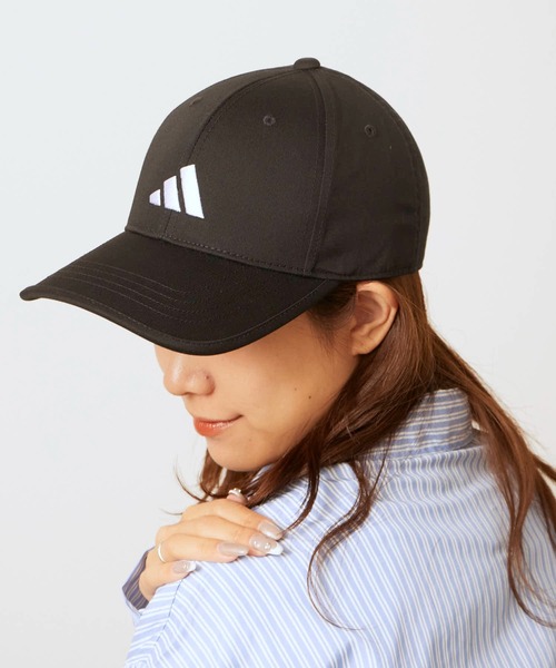 adidas（アディダス）の「adidas/アディダス カーブバイザー ロゴ刺繍 6パネルキャプ（キャップ・メンズ・ネイビー/ホワイト系その他/ブラック系その他/ブラック系その他2・M/L）」の16枚目の写真