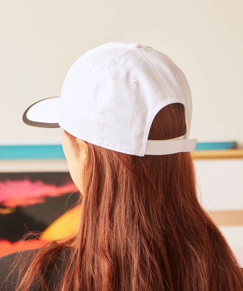 adidas（アディダス）の「adidas/アディダス カーブバイザー ロゴ刺繍 6パネルキャプ（キャップ・メンズ・ネイビー/ホワイト系その他/ブラック系その他/ブラック系その他2・M/L）」の12枚目の写真