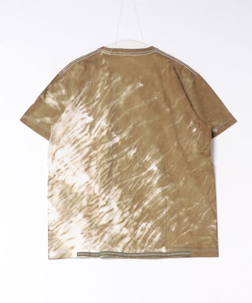 ARCHIVER(アーカイバ)の「【RES】【HIROYUKI OBARA】USコットンTシャツ 絞りムラ染加工(Tシャツ/カットソー・メンズ・カーキ・LARGE)」の2枚目の写真