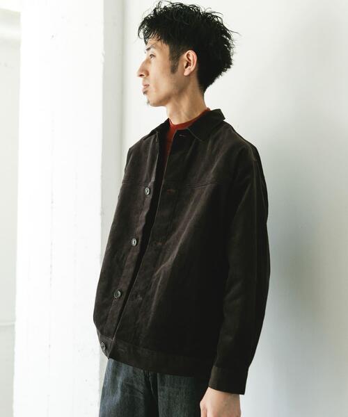 URBAN RESEARCH DOORS(アーバンリサーチドアーズ)の「コーデュロイ トラッカージャケット(その他アウター・メンズ・ブラウン/モカ/チャコールグレー・LARGE/MEDIUM)」の12枚目の写真