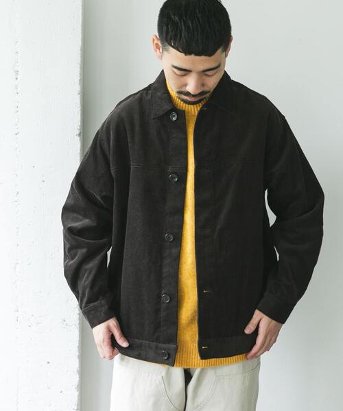 URBAN RESEARCH DOORS(アーバンリサーチドアーズ)の「コーデュロイ トラッカージャケット(その他アウター・メンズ・ブラウン/モカ/チャコールグレー・LARGE/MEDIUM)」の13枚目の写真