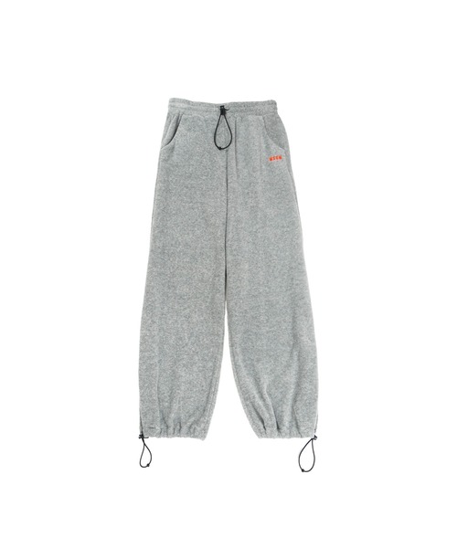 MSGM(エムエスジーエム)の「BAMBOO FLEECE シャーリングパンツ(スウェットパンツ・レディース・ライラック/ライトグレー・S)」の2枚目の写真
