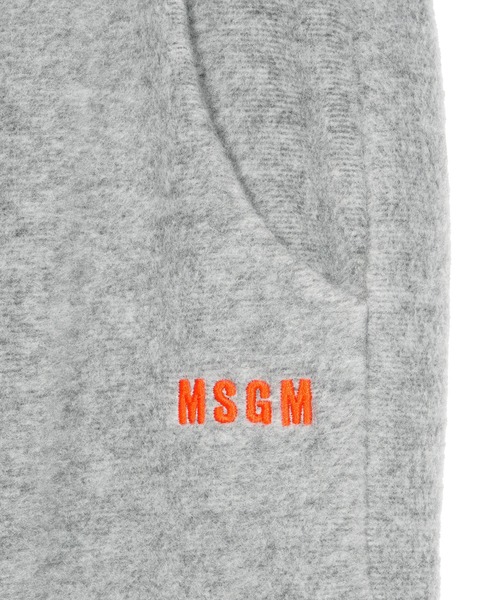 MSGM(エムエスジーエム)の「BAMBOO FLEECE シャーリングパンツ(スウェットパンツ・レディース・ライラック/ライトグレー・S)」の9枚目の写真