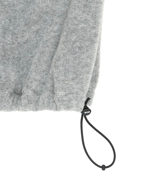 MSGM(エムエスジーエム)の「BAMBOO FLEECE シャーリングパンツ(スウェットパンツ・レディース・ライラック/ライトグレー・S)」の10枚目の写真