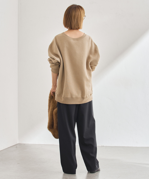 FRAMeWORK（フレームワーク）の「≪追加/ 手洗い可≫TWギャバリラックスパンツ 2（スラックス・レディース・ブラック/ベージュ/ブラウン・36/34/40/38）」の22枚目の写真