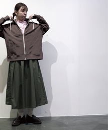 vent blanc（ヴァンブラン）の「vent blanc ヴァンブラン ガーゼフリースZipブルゾン（スウェット）」