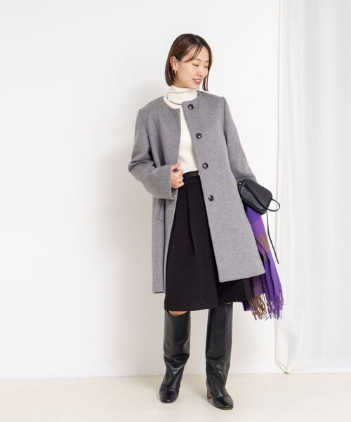 NOLLEY’S（ノーリーズ）の「ウォッシャブルフラノ風ハーフパンツ（その他パンツ・レディース・ブラック/ブラック系その他3・36/38）」の10枚目の写真