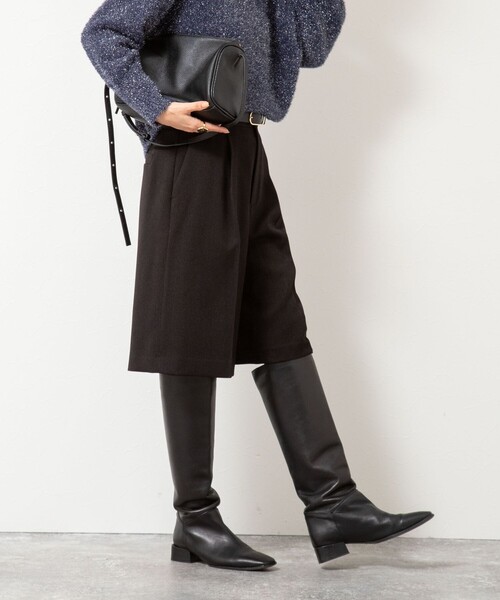 NOLLEY’S（ノーリーズ）の「ウォッシャブルフラノ風ハーフパンツ（その他パンツ・レディース・ブラック/ブラック系その他3・36/38）」の15枚目の写真