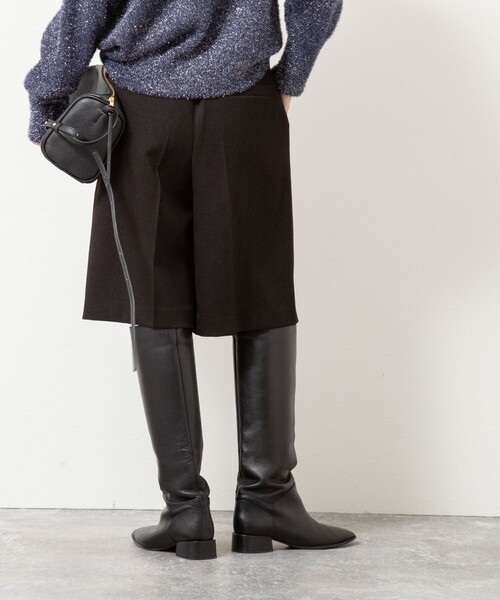 NOLLEY’S（ノーリーズ）の「ウォッシャブルフラノ風ハーフパンツ（その他パンツ・レディース・ブラック/ブラック系その他3・36/38）」の16枚目の写真