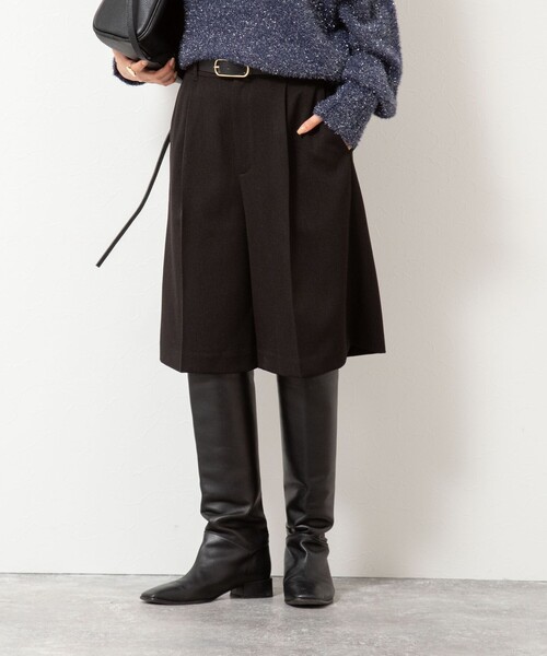NOLLEY’S（ノーリーズ）の「ウォッシャブルフラノ風ハーフパンツ（その他パンツ・レディース・ブラック/ブラック系その他3・36/38）」の17枚目の写真