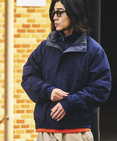 セール】3WAY ビッグシルエット ナイロン フリース ジップブルゾン