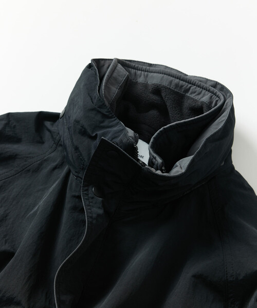 FREAK'S STORE(フリークスストア)の「3WAY ビッグシルエット ナイロン フリース ジップブルゾン ライナーセット / NYLON FLEECE BZ(ブルゾン・メンズ・ベージュ/ネイビー/ブラック/グリーン・MEDIUM/LARGE)」の6枚目の写真