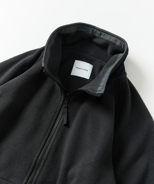 FREAK'S STORE(フリークスストア)の「3WAY ビッグシルエット ナイロン フリース ジップブルゾン ライナーセット / NYLON FLEECE BZ(ブルゾン・メンズ・ベージュ/ネイビー/ブラック/グリーン・MEDIUM/LARGE)」の20枚目の写真