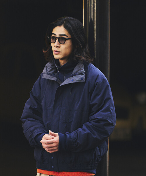 3WAY ビッグシルエット ナイロン フリース ジップブルゾン ライナー