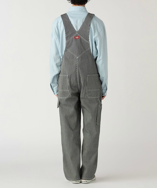 Dickies(ディッキーズ)の「Dickies/ディッキーズ ヒッコリーオーバーオール/サロペット/デニムサロペット(サロペット/オーバーオール・メンズ・ストライプ・32/34/30)」の8枚目の写真