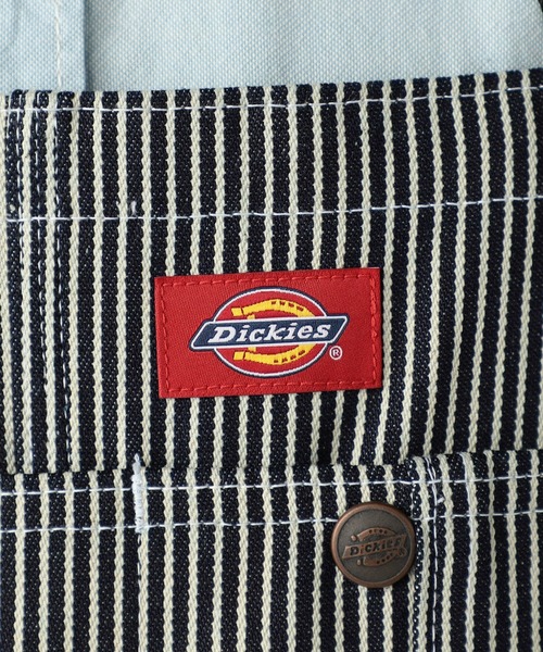 Dickies(ディッキーズ)の「Dickies/ディッキーズ ヒッコリーオーバーオール/サロペット/デニムサロペット(サロペット/オーバーオール・メンズ・ストライプ・32/34/30)」の14枚目の写真