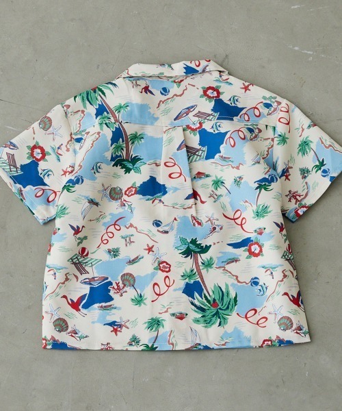 Fluffy BROTHERS（フラッフィーブラザーズ）の「開襟シャツ（シャツ/ブラウス・キッズ・アイボリー系/ブラック・80/90/100/110/140/150/120/130）」の9枚目の写真