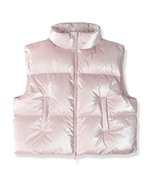 AVANDRESS（アバンドレス ）の「Siberia Duck Stella Crop Vest PINK