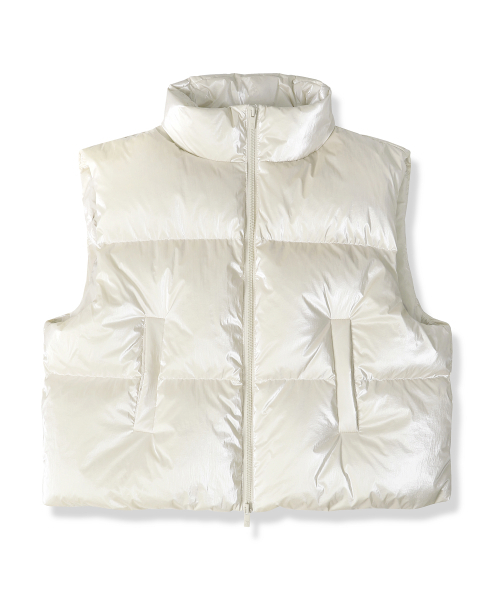 AVANDRESS(アバンドレス )の「Siberia Duck Stella Crop Vest PINK(ダウンベスト・レディース・ピンク・FREE)」の6枚目の写真
