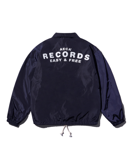 AECA(エイカ)の「AECA RECORD SHOP NYLON COACH JACKET-NAVY(ナイロンジャケット・メンズ・その他・MEDIUM/LARGE/SMALL)」の3枚目の写真