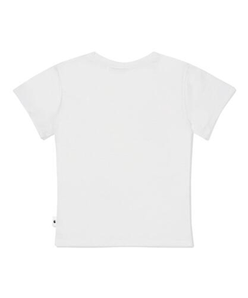 ESCAPEFROM(エスケープフロム)の「ストロベリードットESCFロゴコラージュプリントスリムフィット半袖アイボリー(Tシャツ/カットソー・レディース・その他・MEDIUM/LARGE)」の4枚目の写真